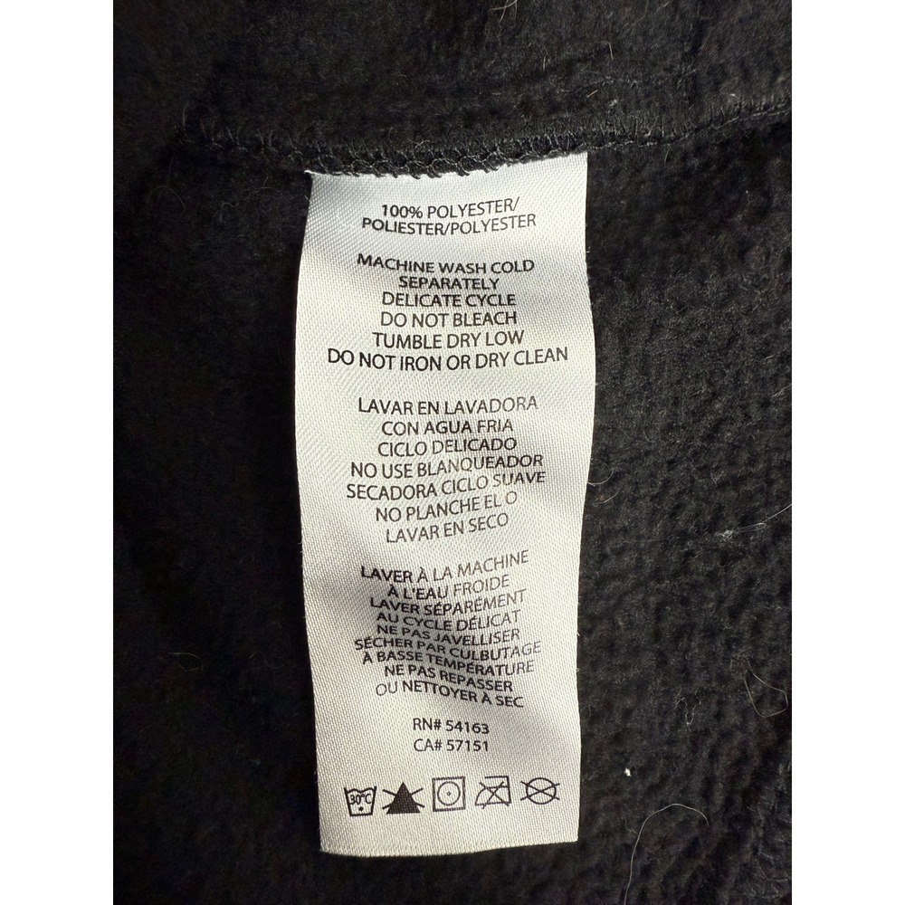 Calvin Klein Performance Fleece Full Zip Jacket L‎ Womens Black Quick Dry - Picture 6 of 9